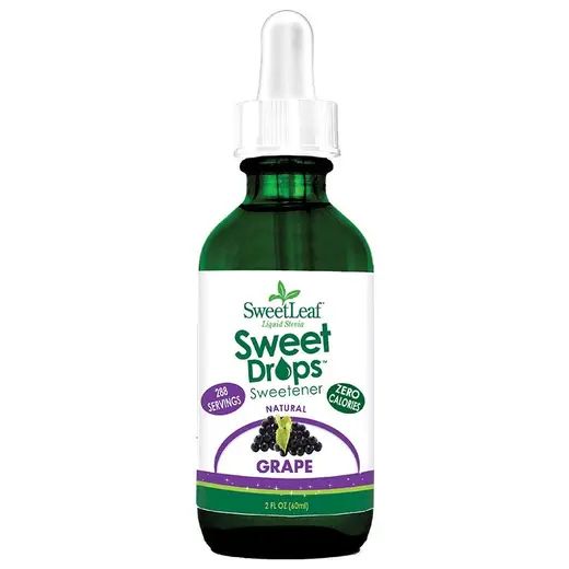 sweet leaf sweetener sweet drops grape liquid stevia sweeteners 223518 front.webp