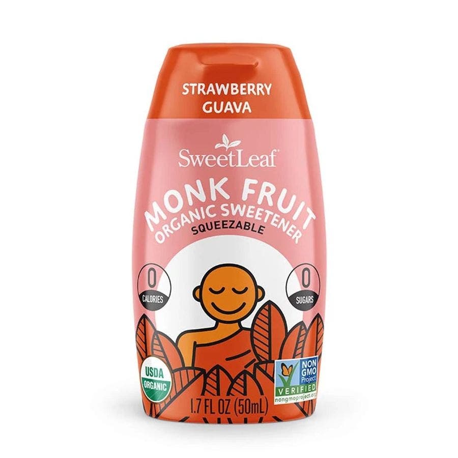 SweetLeaf Organic Monk Fruit Strawberry Guava Water Enhancer 1.62 oz sweetleaf strawberry guava 1 62oz front 238639.jpeg
