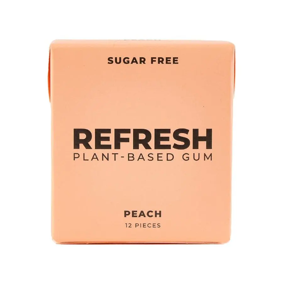 refresh gum peach gum 12pieces front 240560.webp